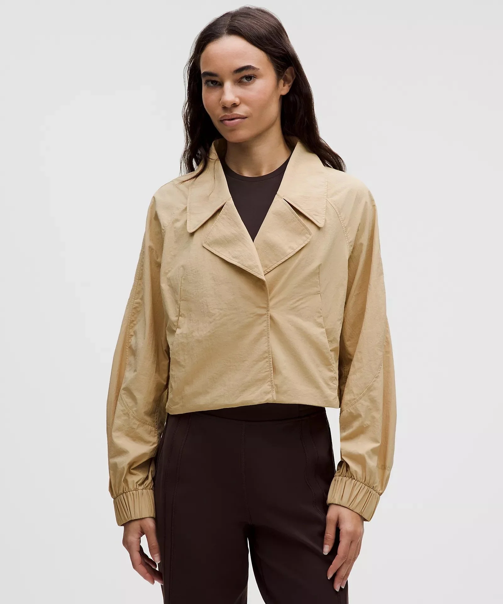 Cropped Trench Jacket