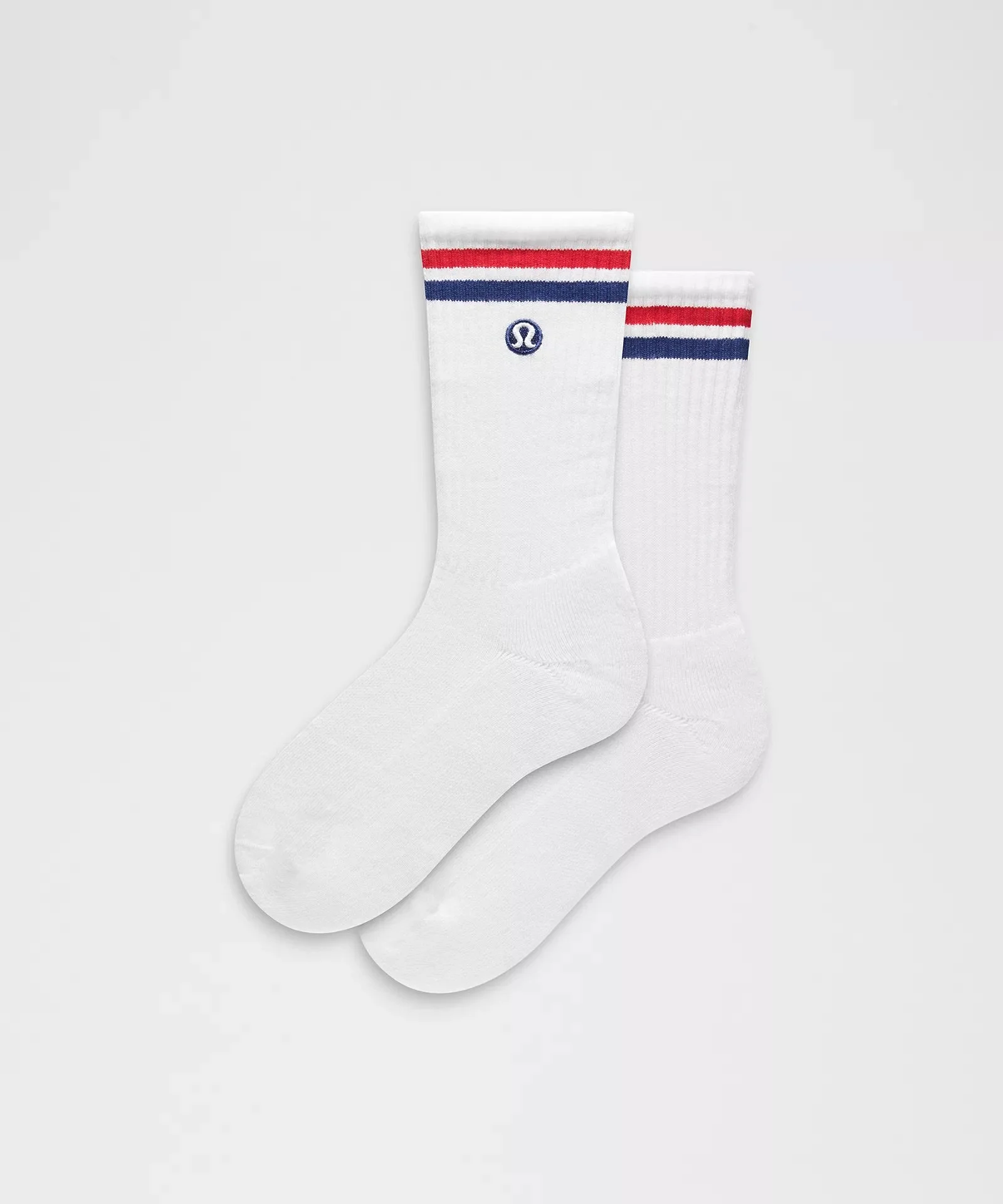 Daily Essential Crew Socks Stripe