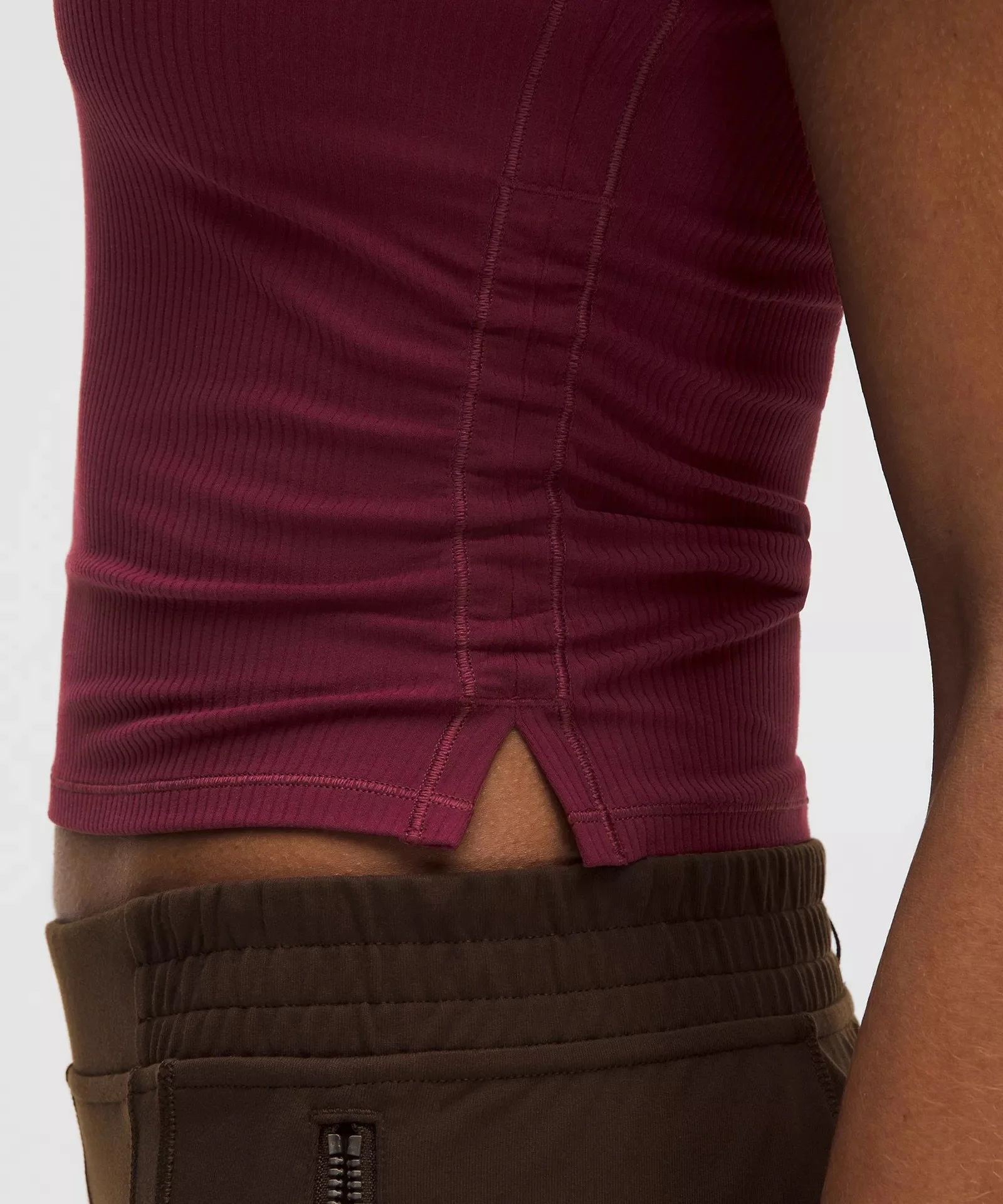 All It Takes Ribbed Nulu V-Neck T-Shirt