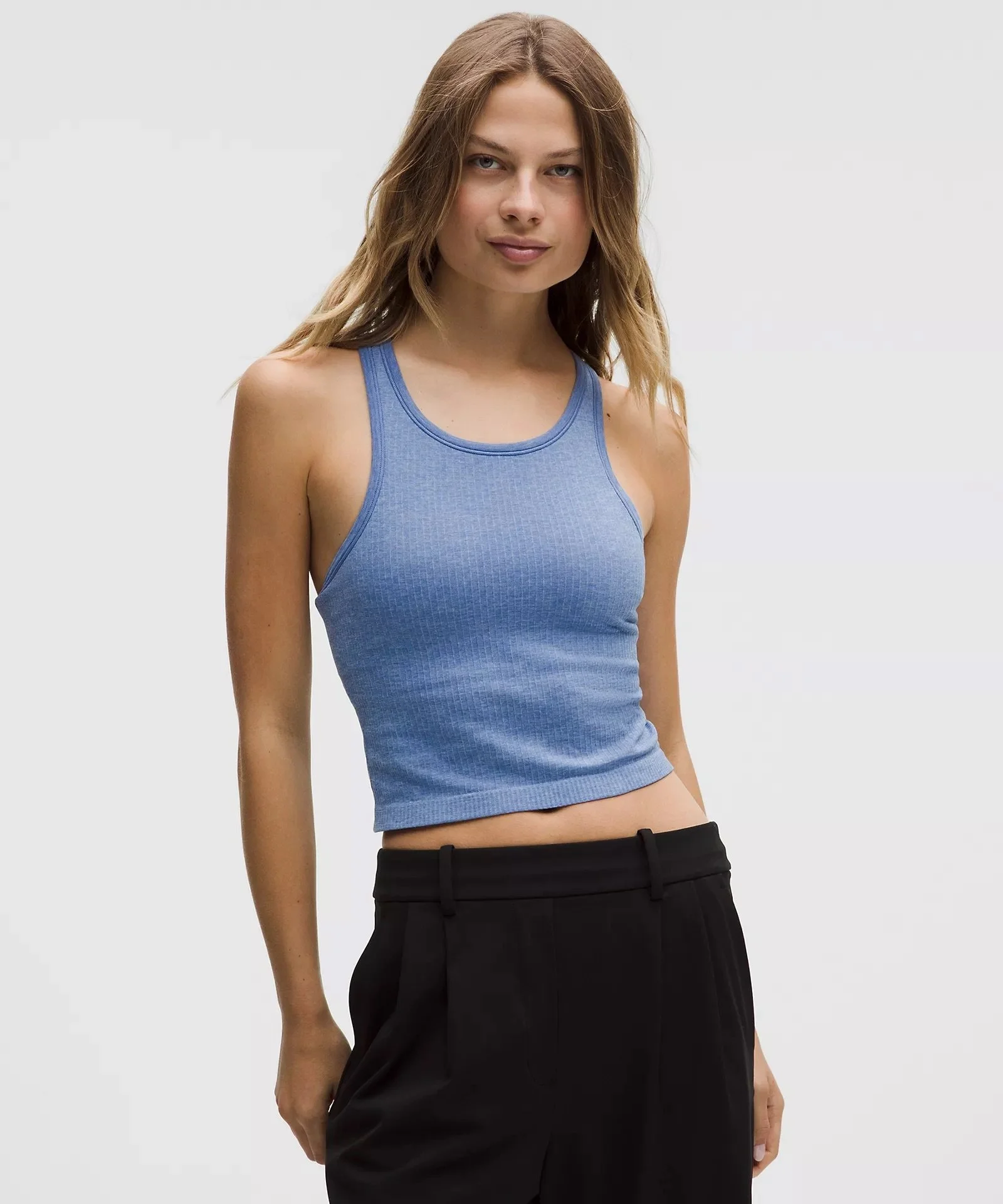 Ebb to Street Cropped Racerback Tank Top