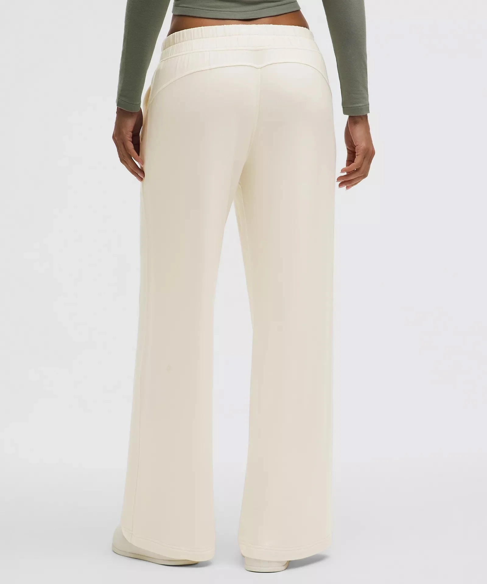 BeCalm Mid-Rise Wide-Leg Pant