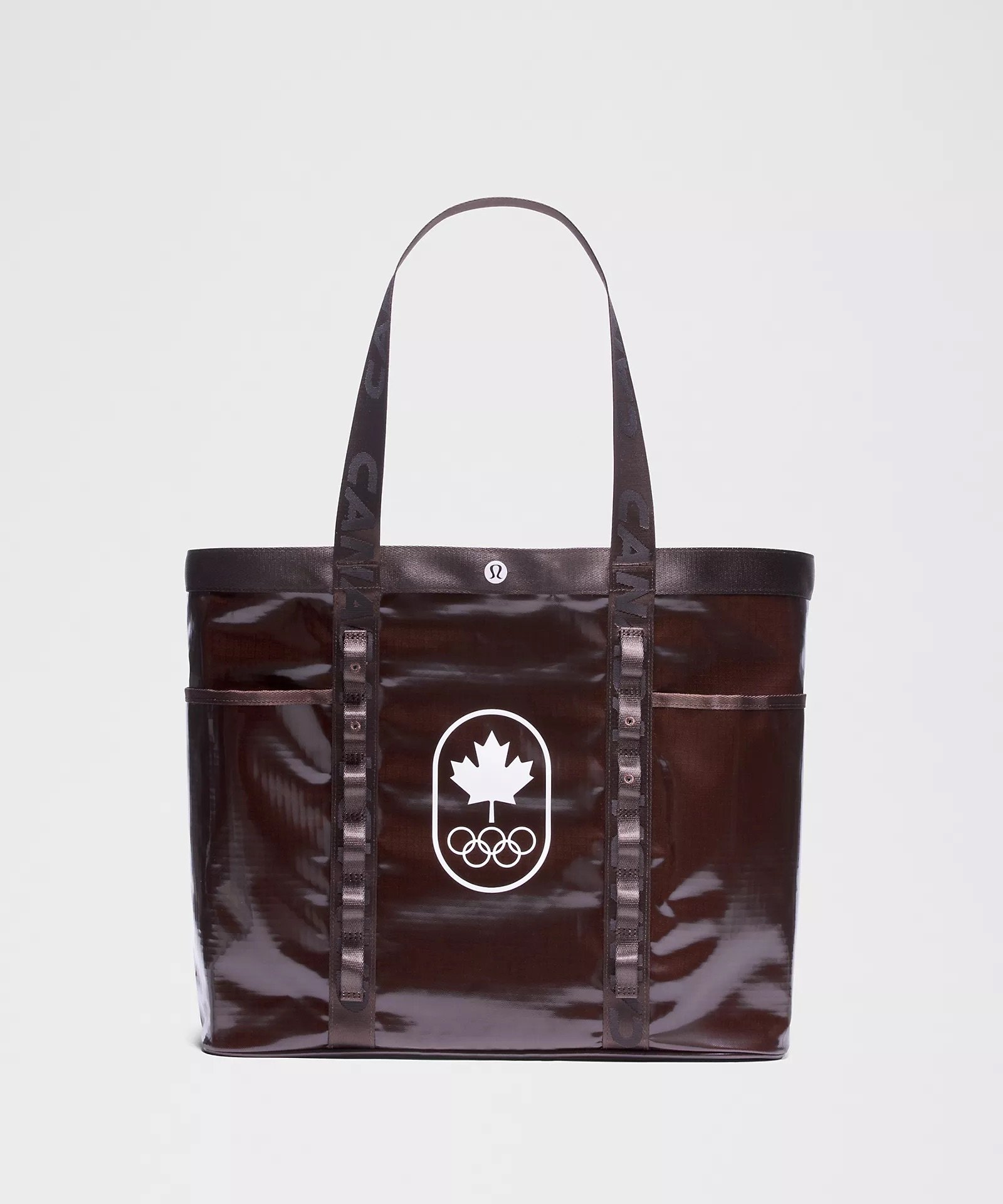 Team Canada Ripstop Cinch-Closure Tote Bag 20L - Black Garnet