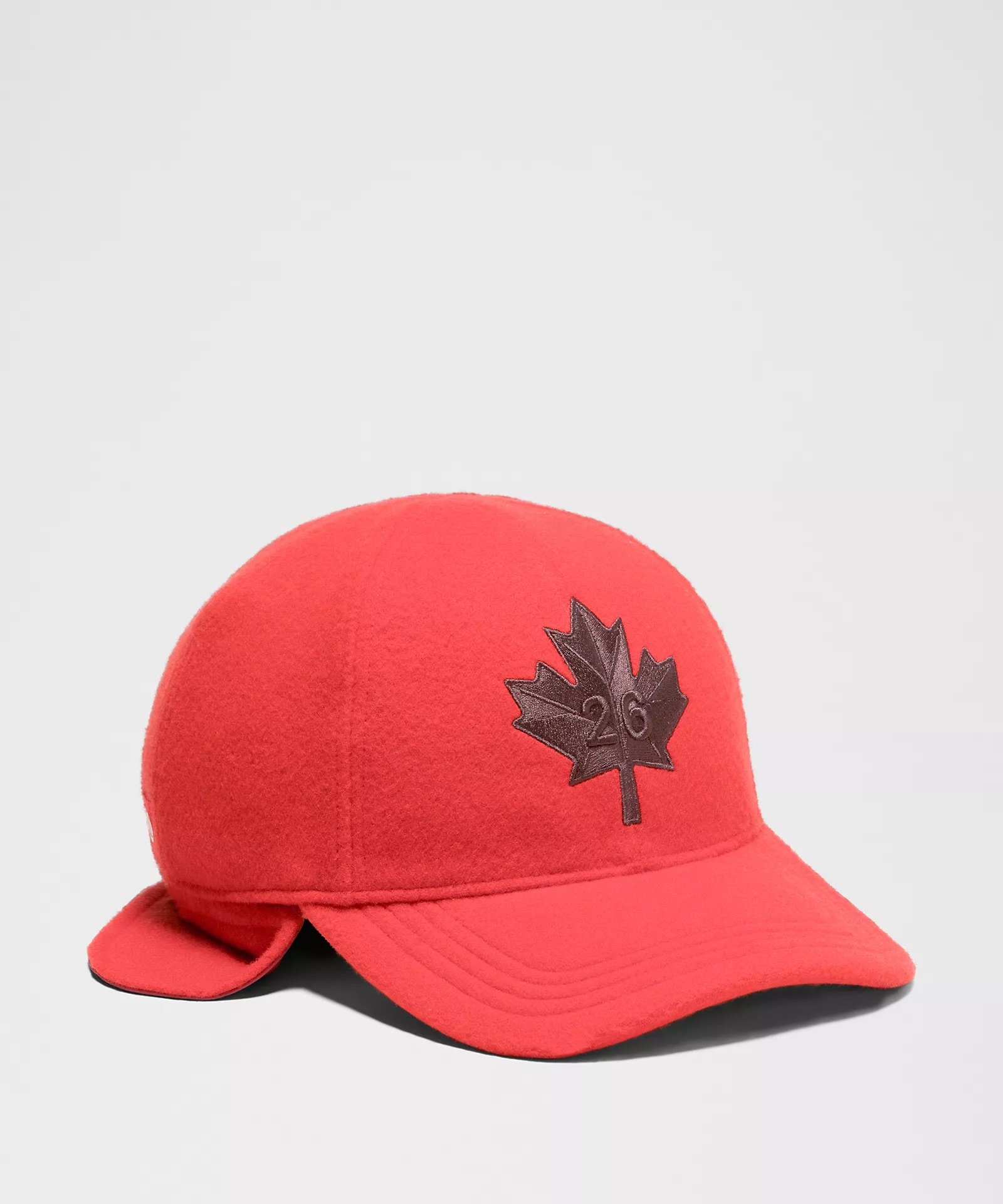 Team Canada Wool-Blend Trapper Hat - Cardinal