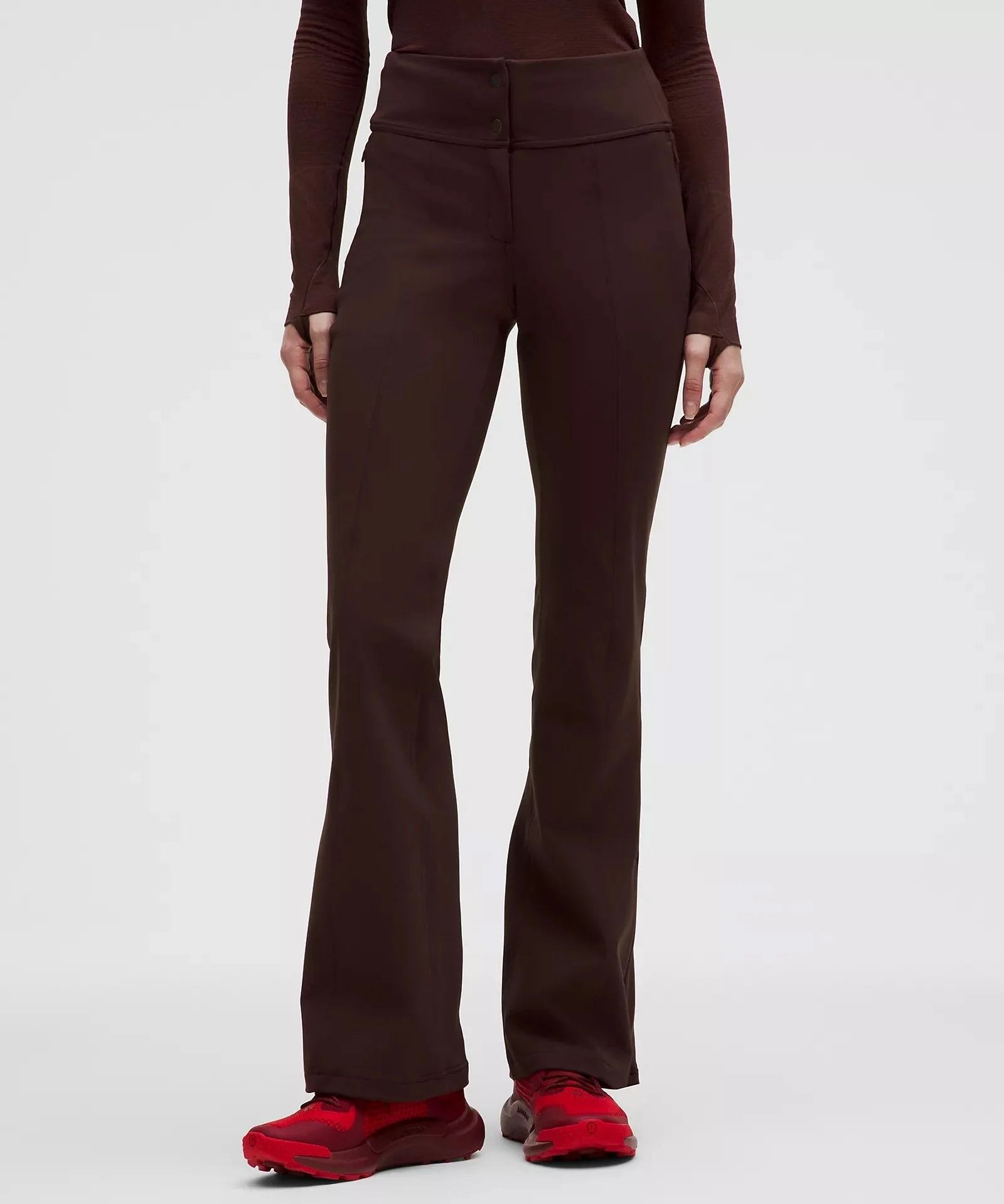 Team Canada Cold Weather Flared Pant - Black Garnet