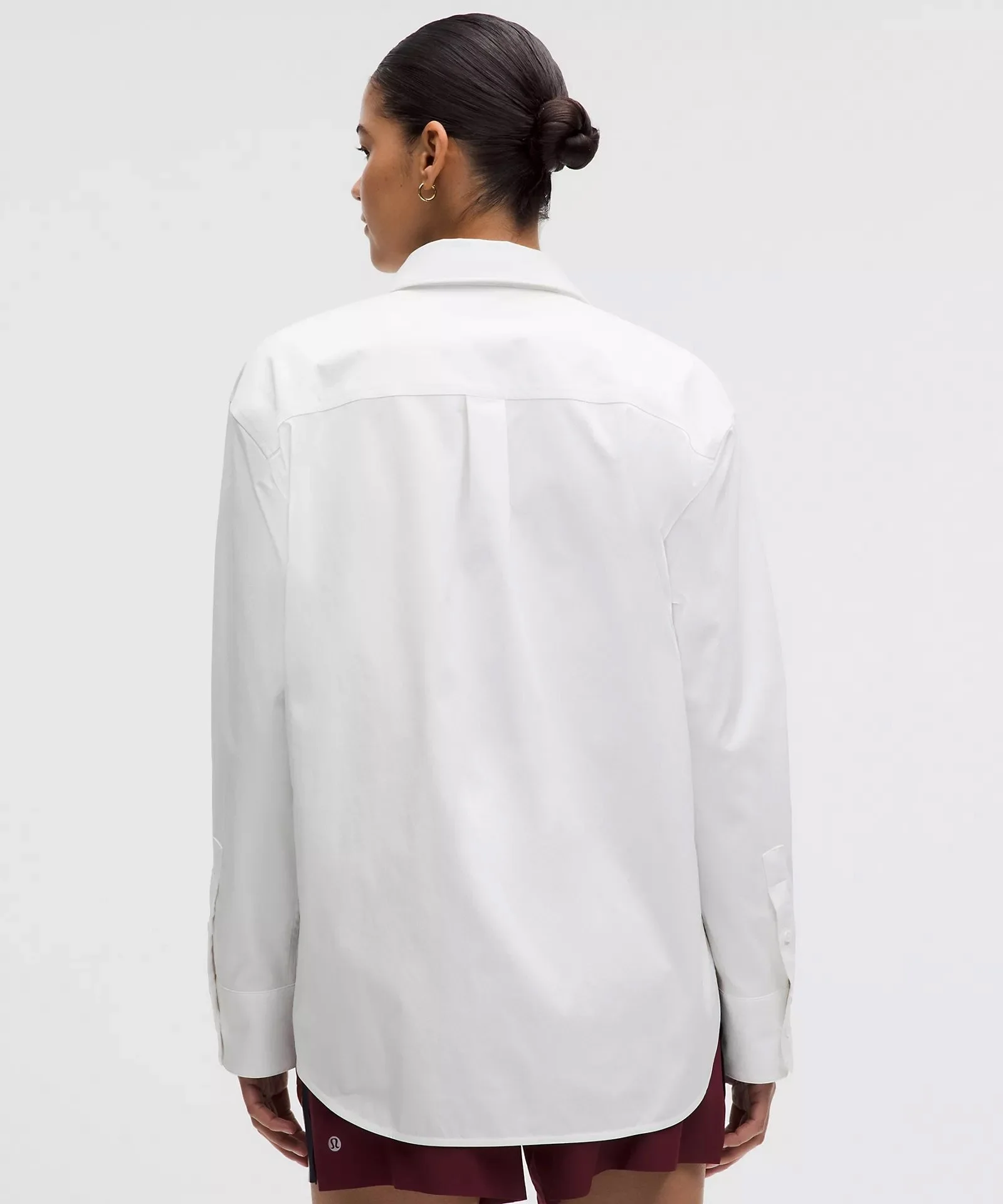 Woven Relaxed-Fit Button-Up Shirt