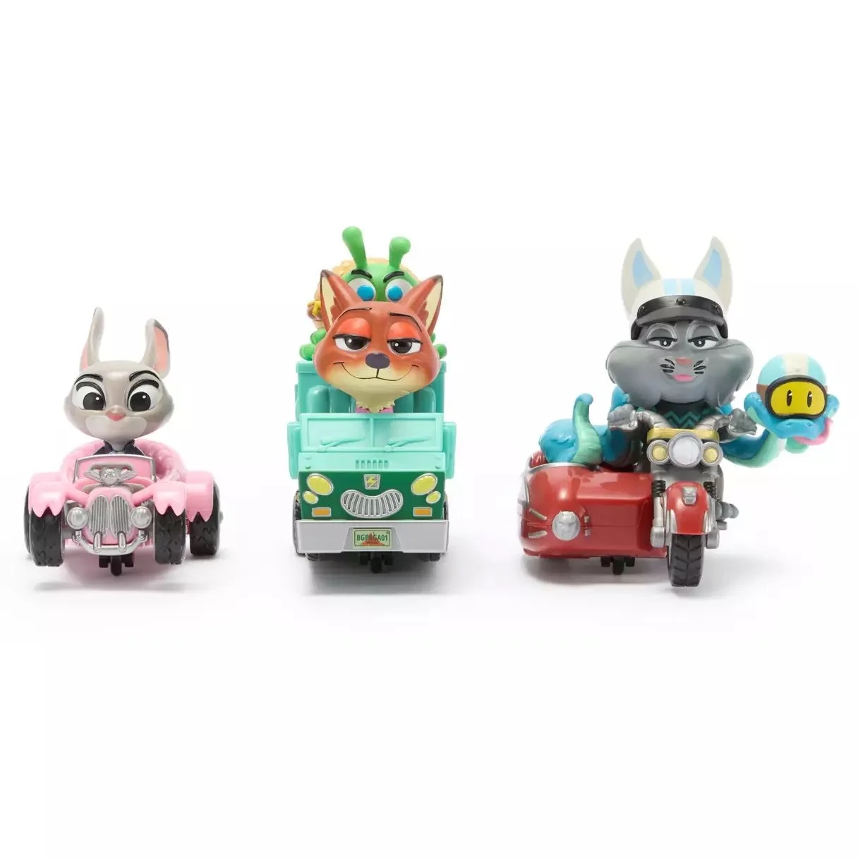 Zootopia 2 Pullback Stunt Vehicles Set