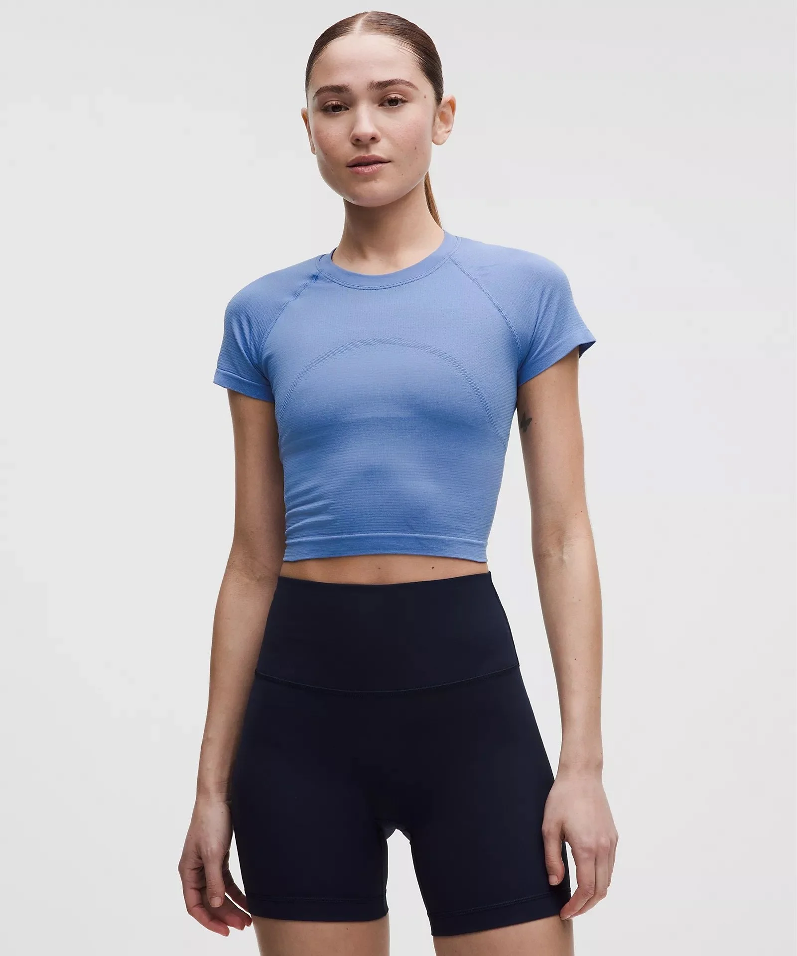 Swiftly Tech Cropped Short-Sleeve Shirt 2.0