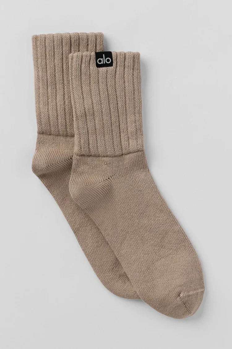 Half-Crew Scrunch Sock