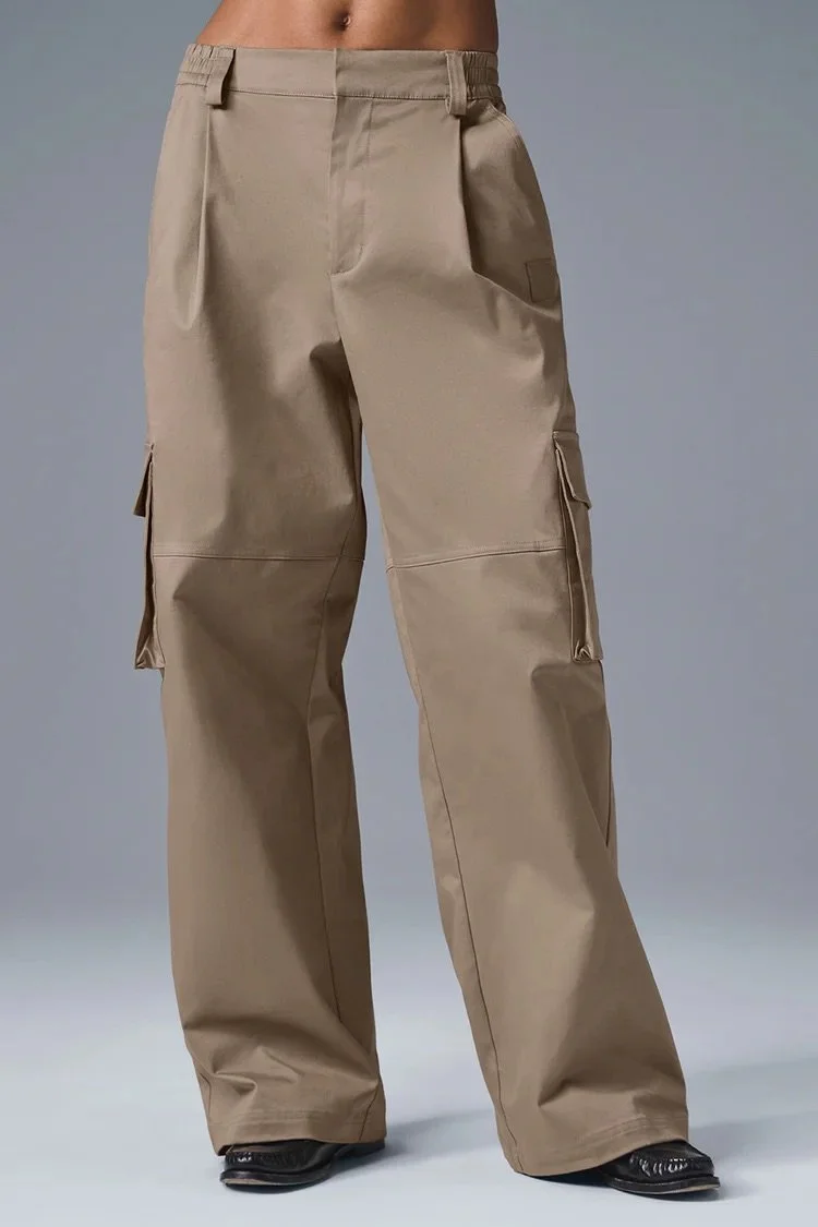 High-Waist Night Out Cargo Trouser