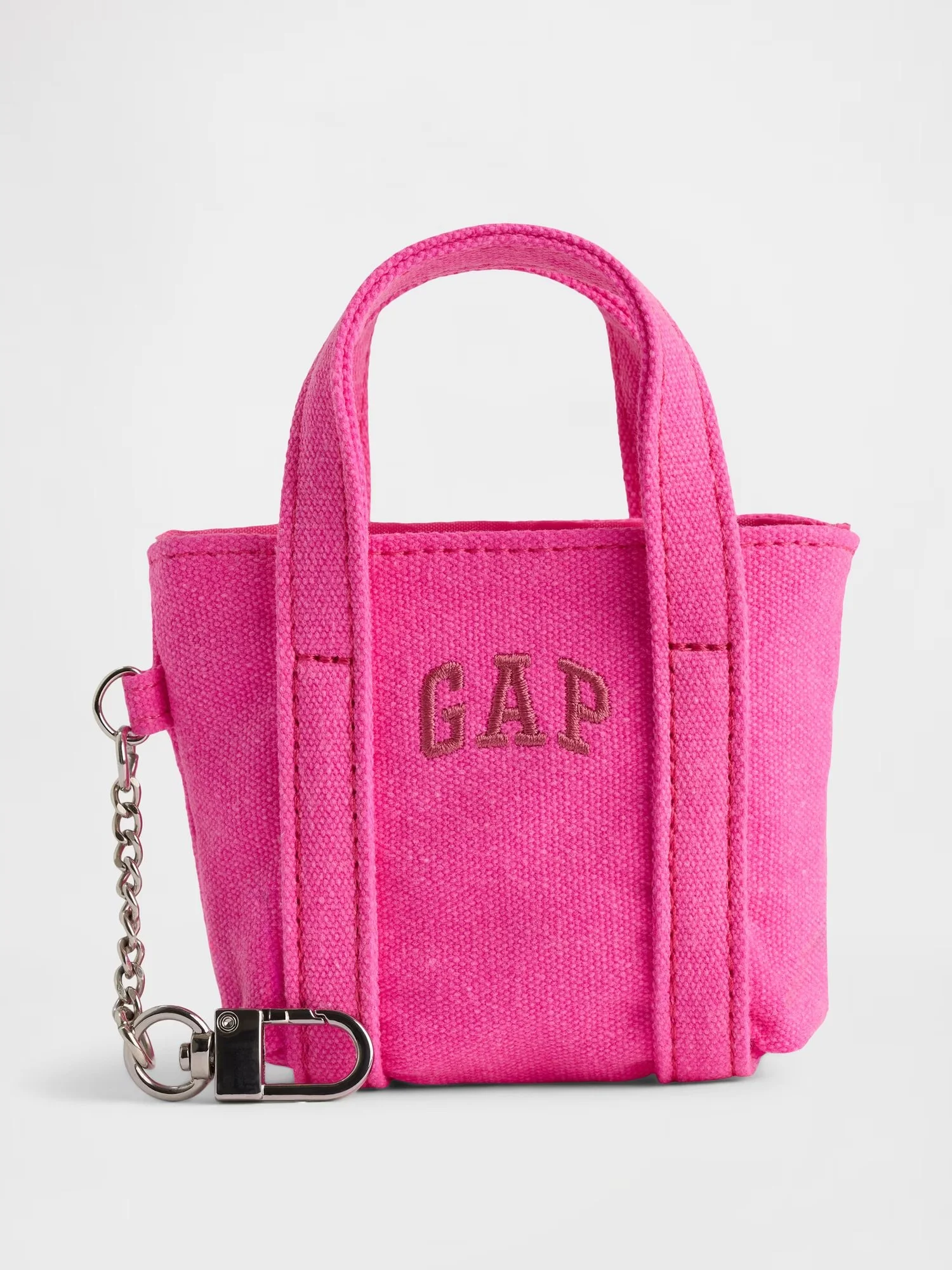 Logo Tote Keychain Charm