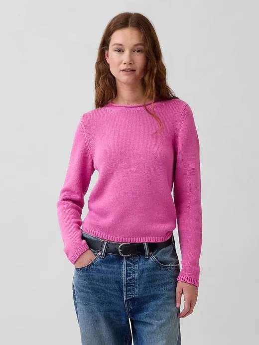 100% Cotton Rollneck Sweater