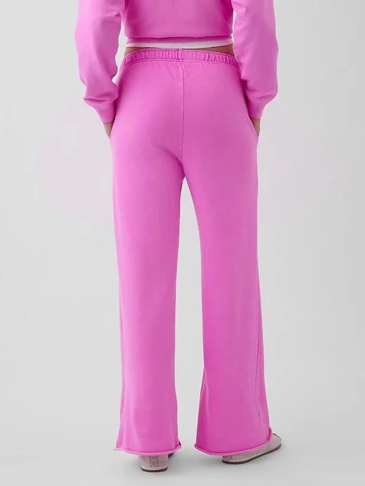 VintageSoft Terry Wide-Leg Sweatpants