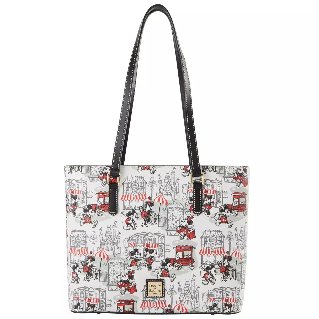 Mickey &amp; Minnie Main Street Tote Bag