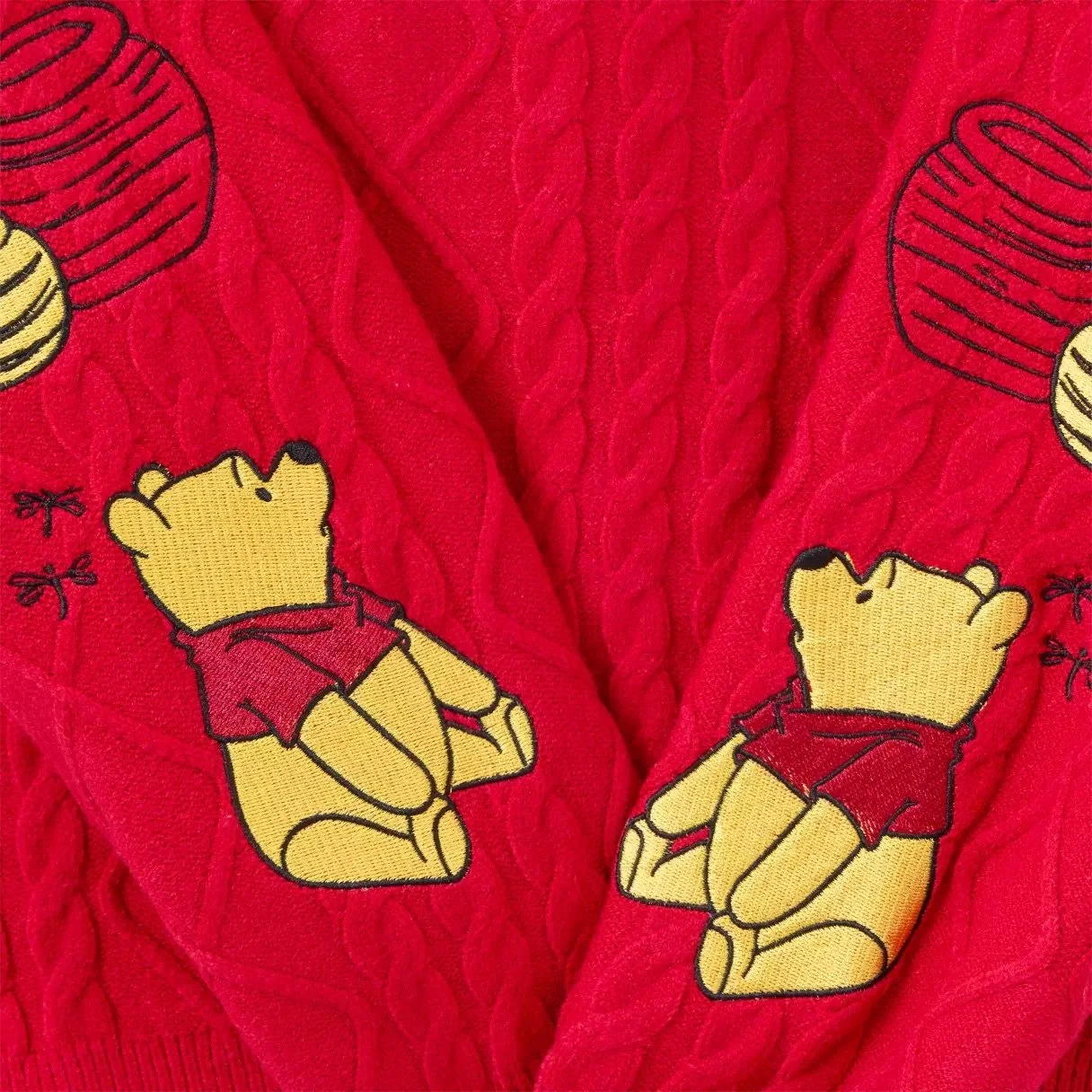 Pooh Cable-Knit Sweater
