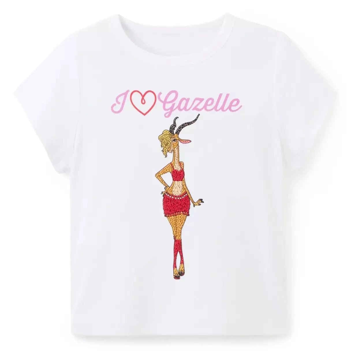 Gazelle Rhinestone T-Shirt