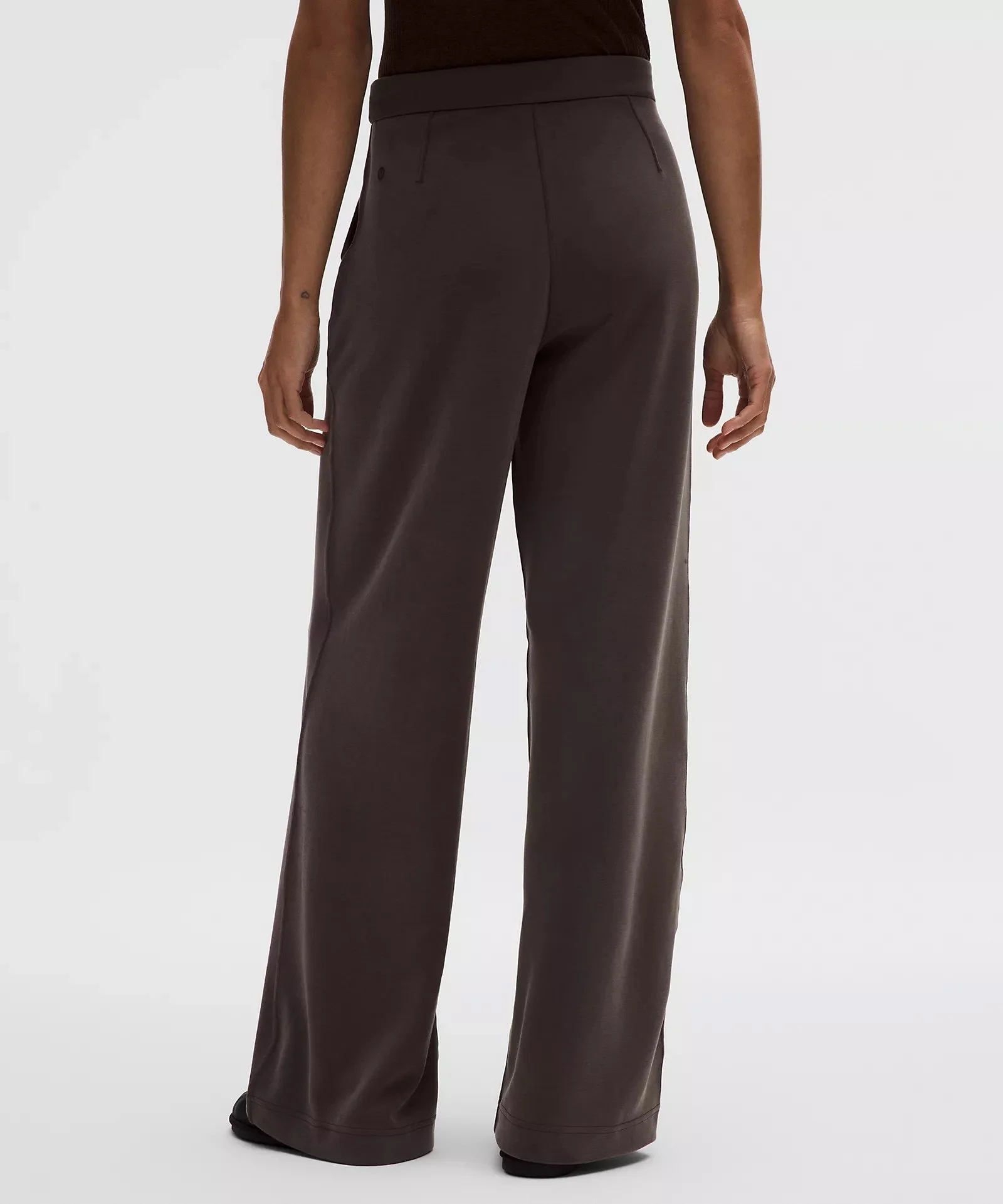 Softstreme Pintuck High-Rise Wide-Leg Pant