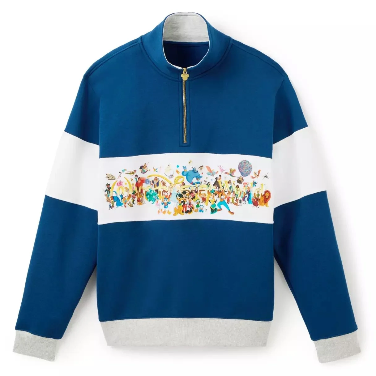 Walt Disney World Storybook 1/4 Zip Pullover Sweatshirt