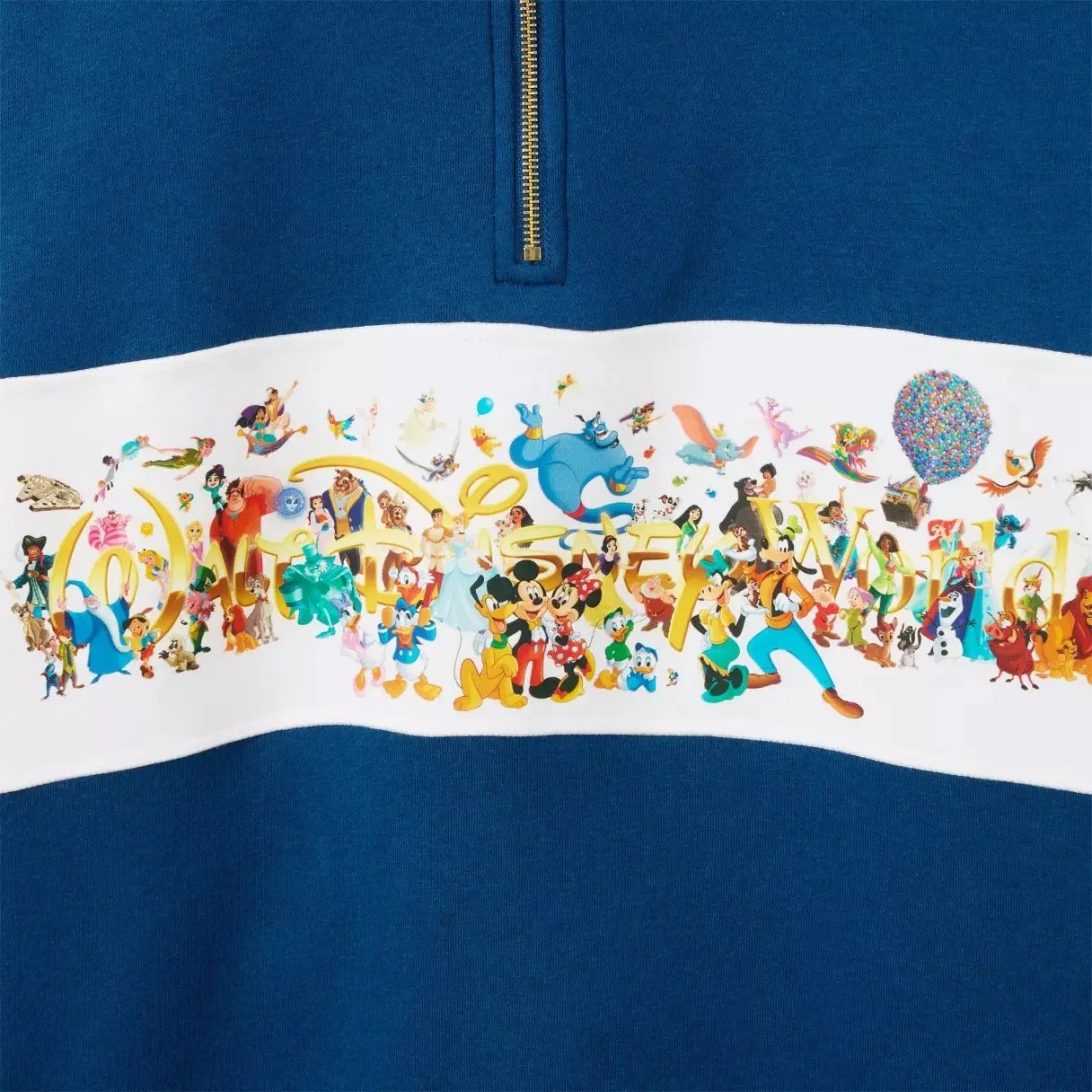 Walt Disney World Storybook 1/4 Zip Pullover Sweatshirt