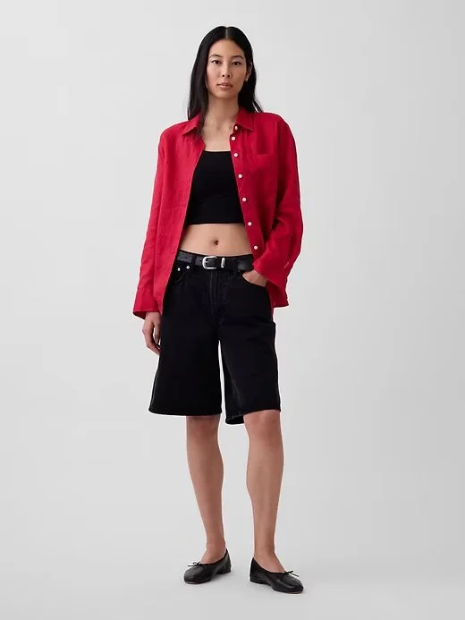 100% Linen Oversized Shirt