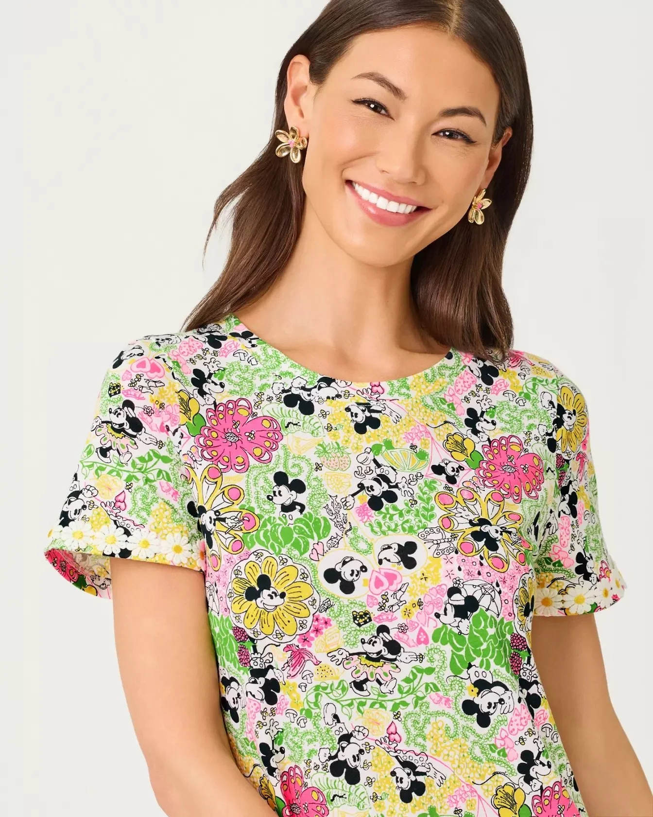 Mickey &amp; Minnie Cody Short Sleeve Dress