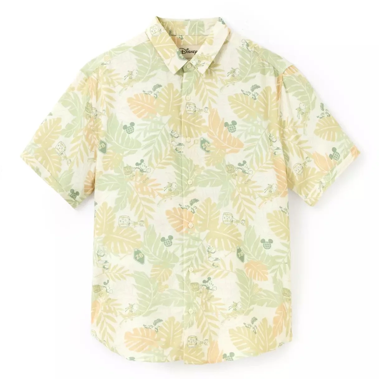 Mickey &amp; Friends Tropical Button Down Shirt