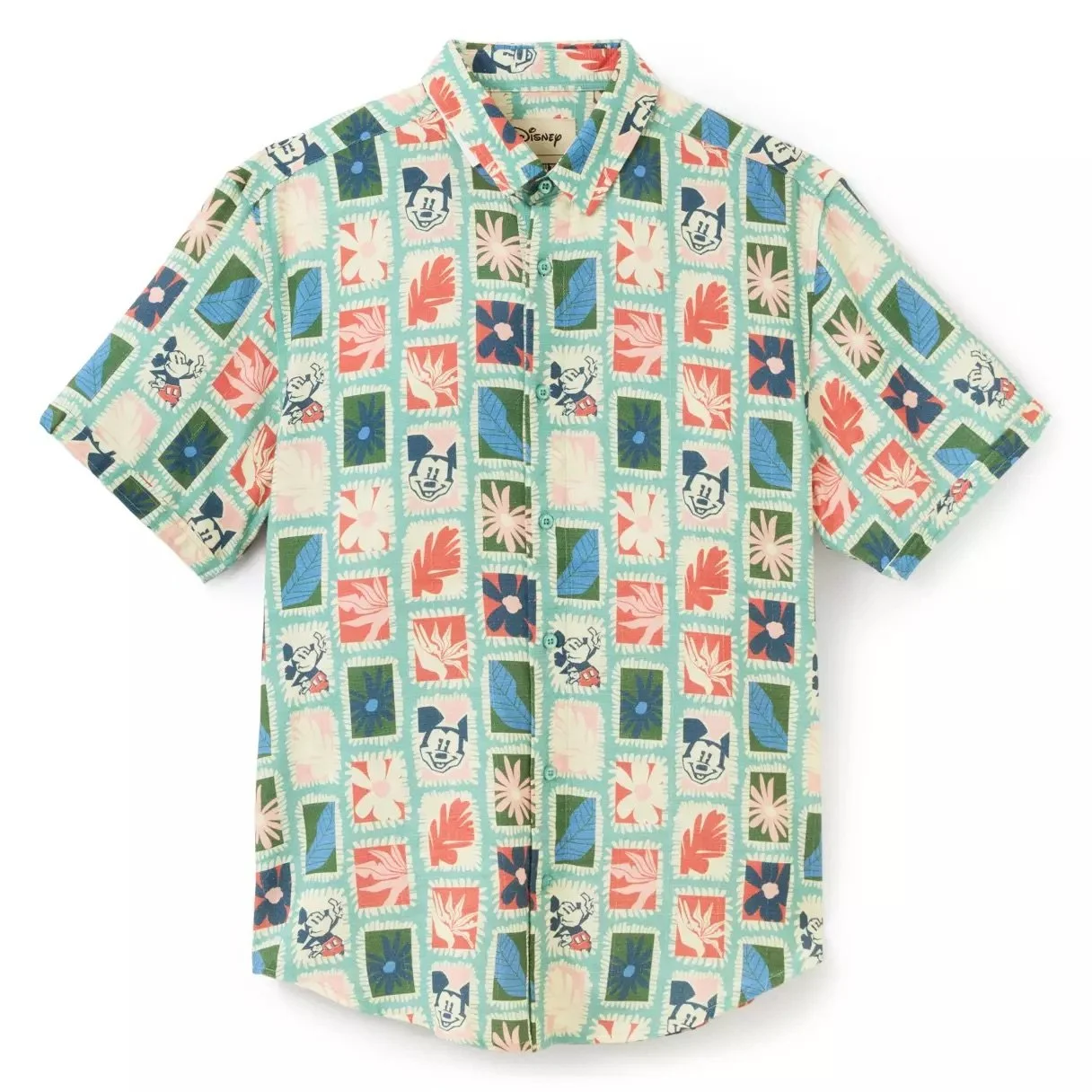 Mickey Tropical Button Down Shirt