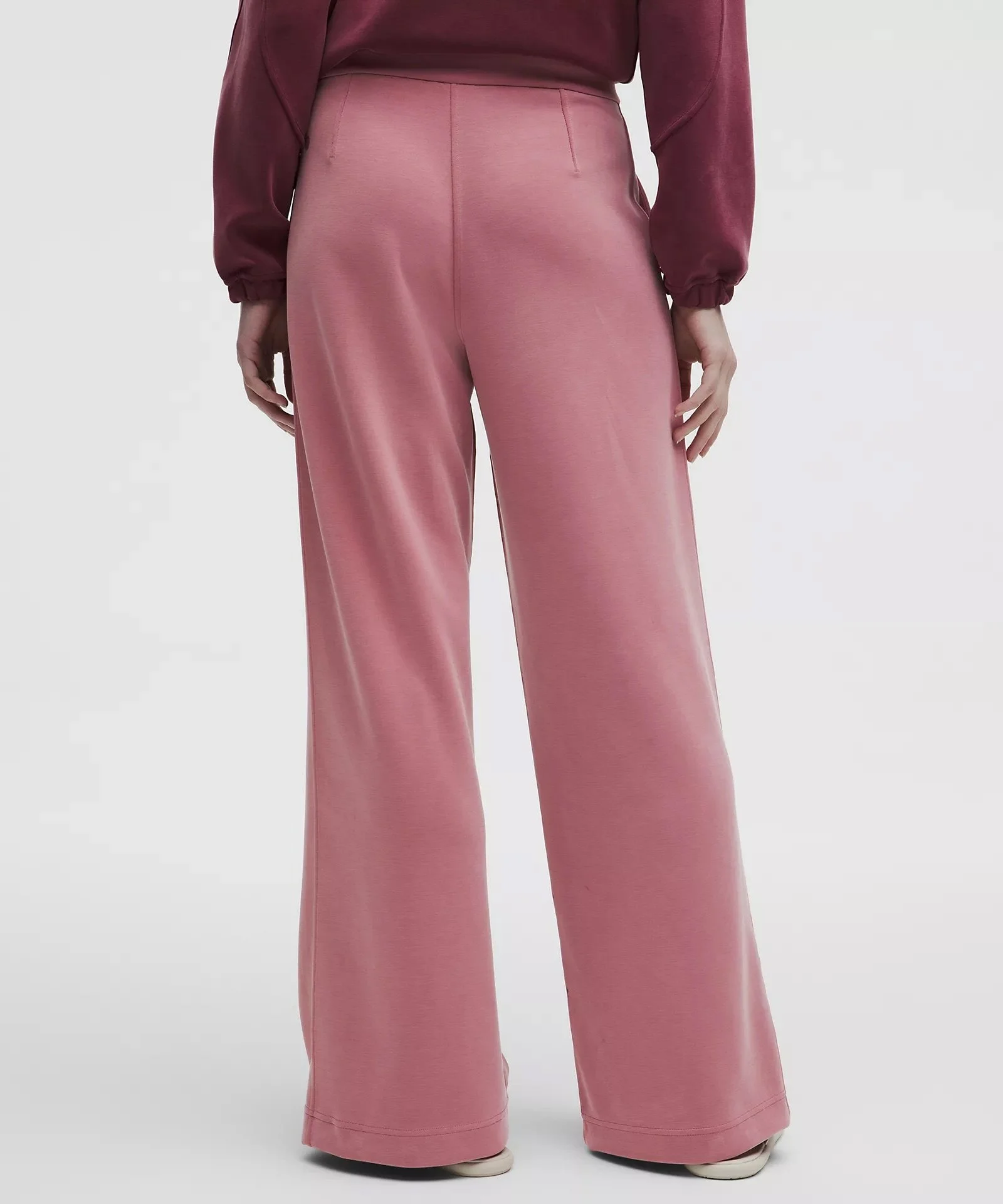 Softstreme Pintuck High-Rise Wide-Leg Pant