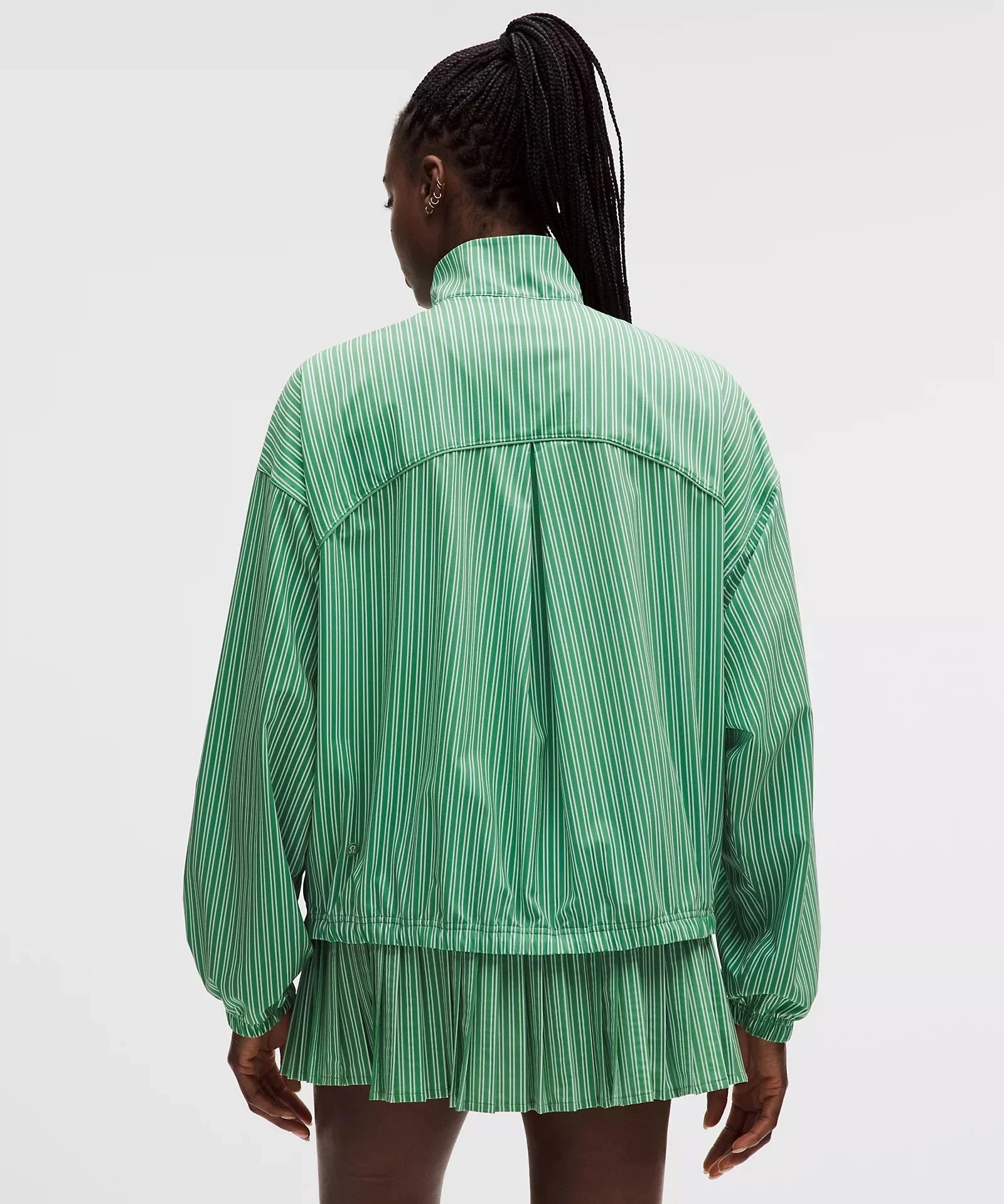 UV-Protective Oversized Tennis Jacket