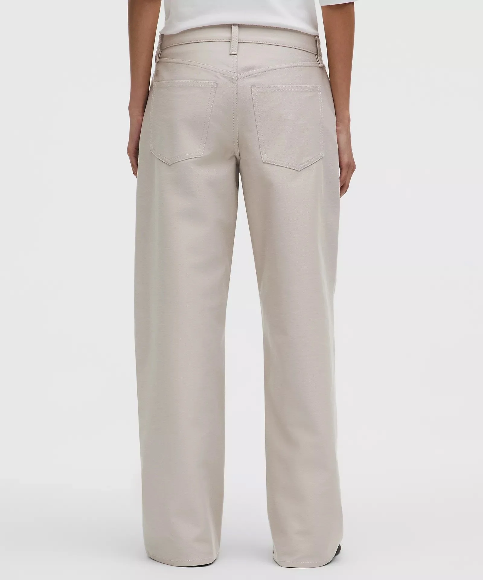EasyFive Low-Rise Classic Wide-Leg Pant