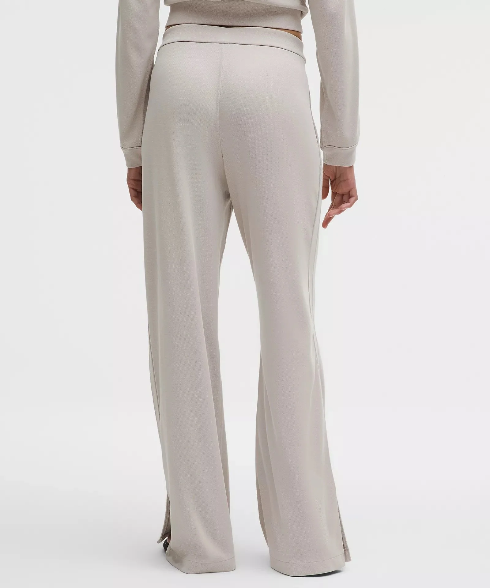 Softstreme High-Rise Wide-Leg Pique Pant