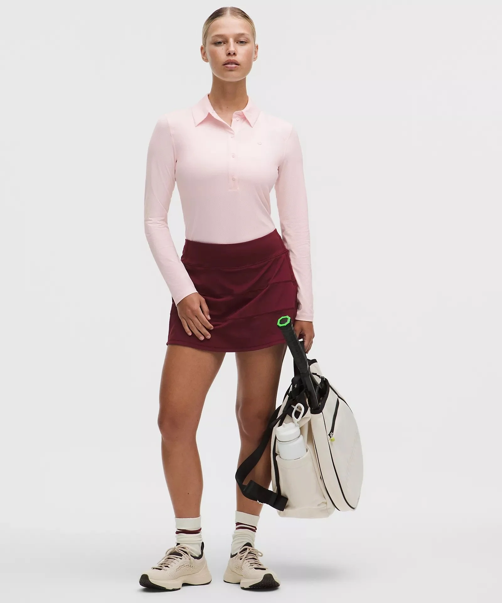 Quick-Dry Long-Sleeve Polo Shirt