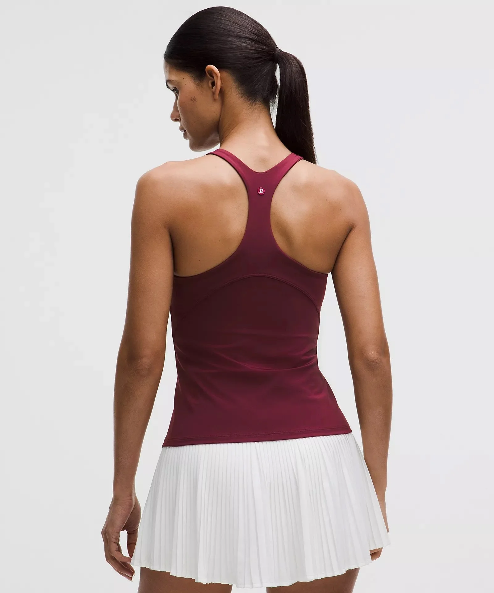 Racerback High-Neck Tennis Tank Top