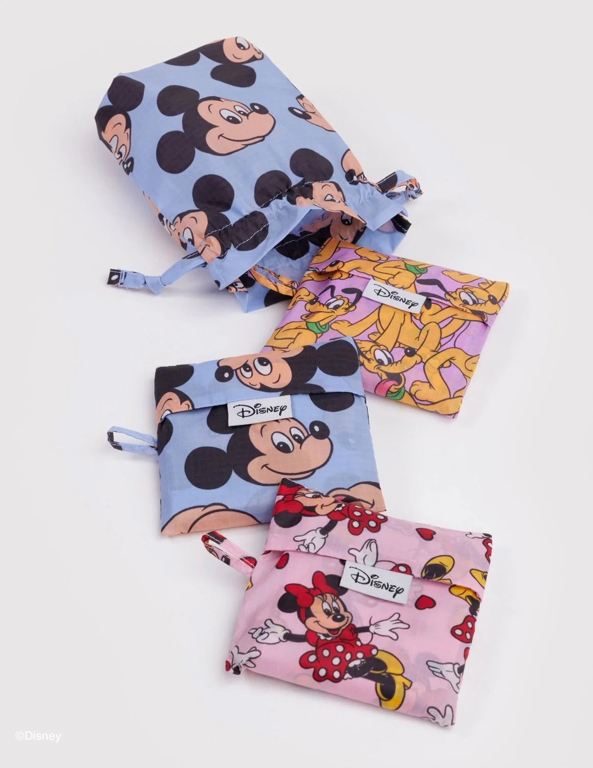 Standard Baggu Set of 3 - Mickey, Minnie, &amp; Pluto