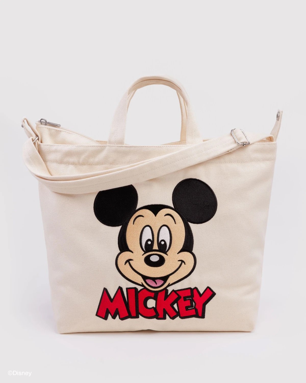 Embroidered Mickey Mouse Club Zip Duck Bag