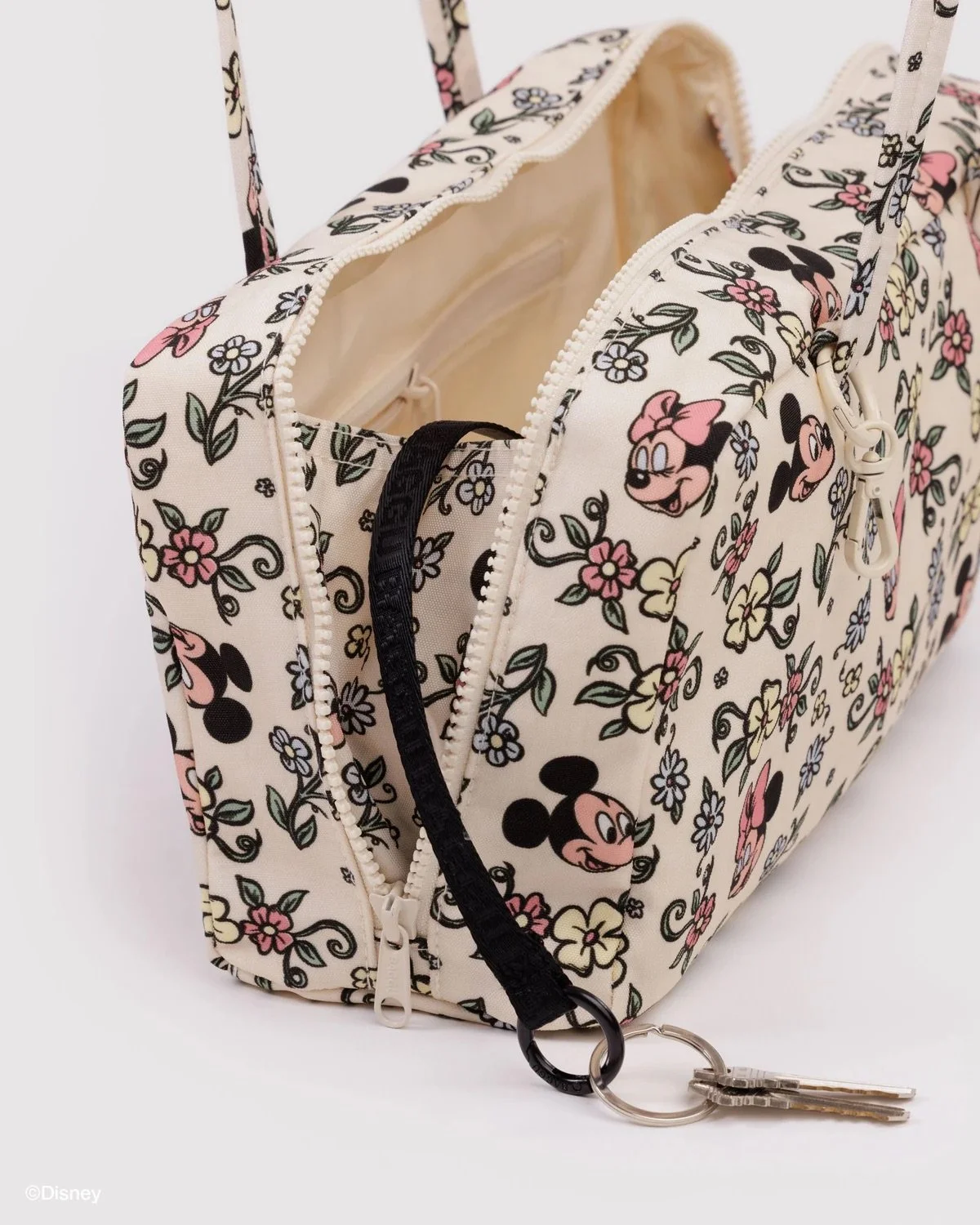 Storybook Floral Nylon Bowler Bag