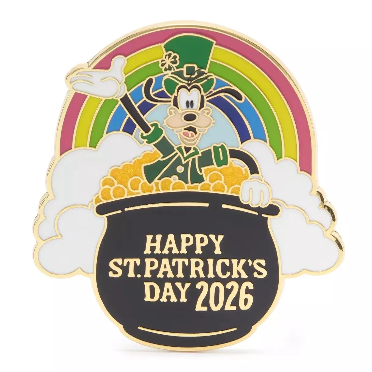 Goofy St. Patrick's Day 2026 Pin