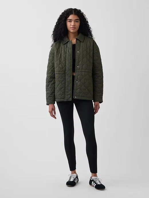 Oversized Quilted Field Jacket