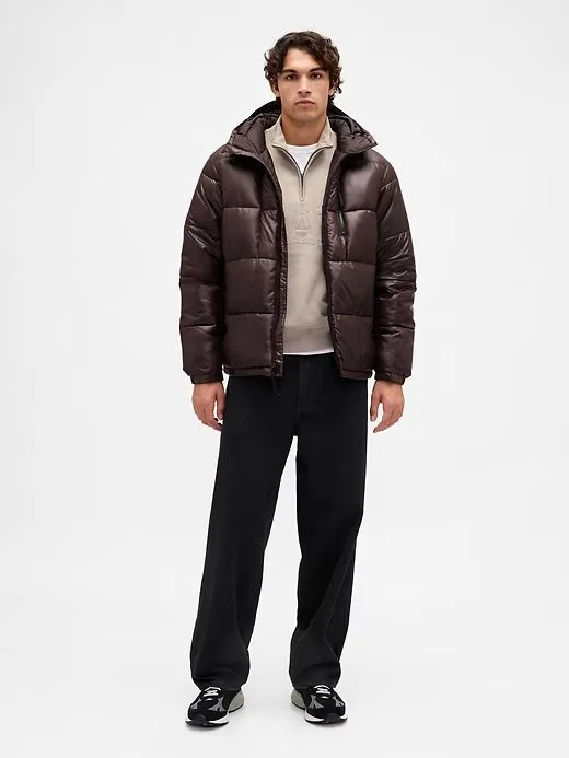 Heavyweight Oversized Logo Quarter-Zip Pullover