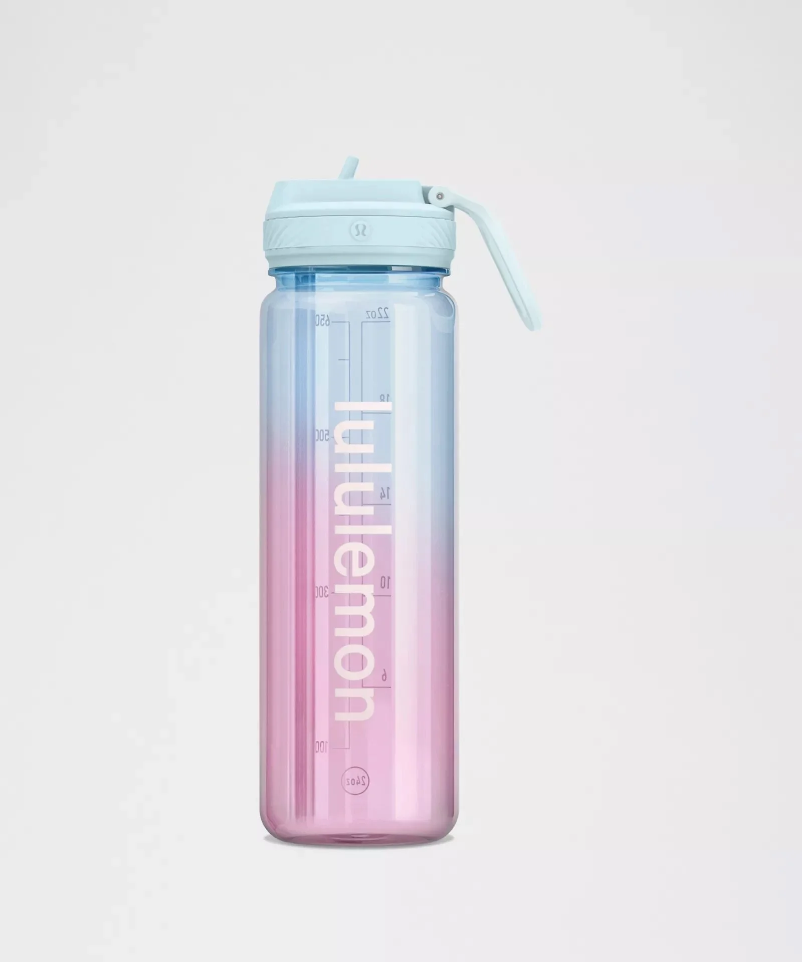 Back to Life Clear Bottle 24oz Straw Lid
