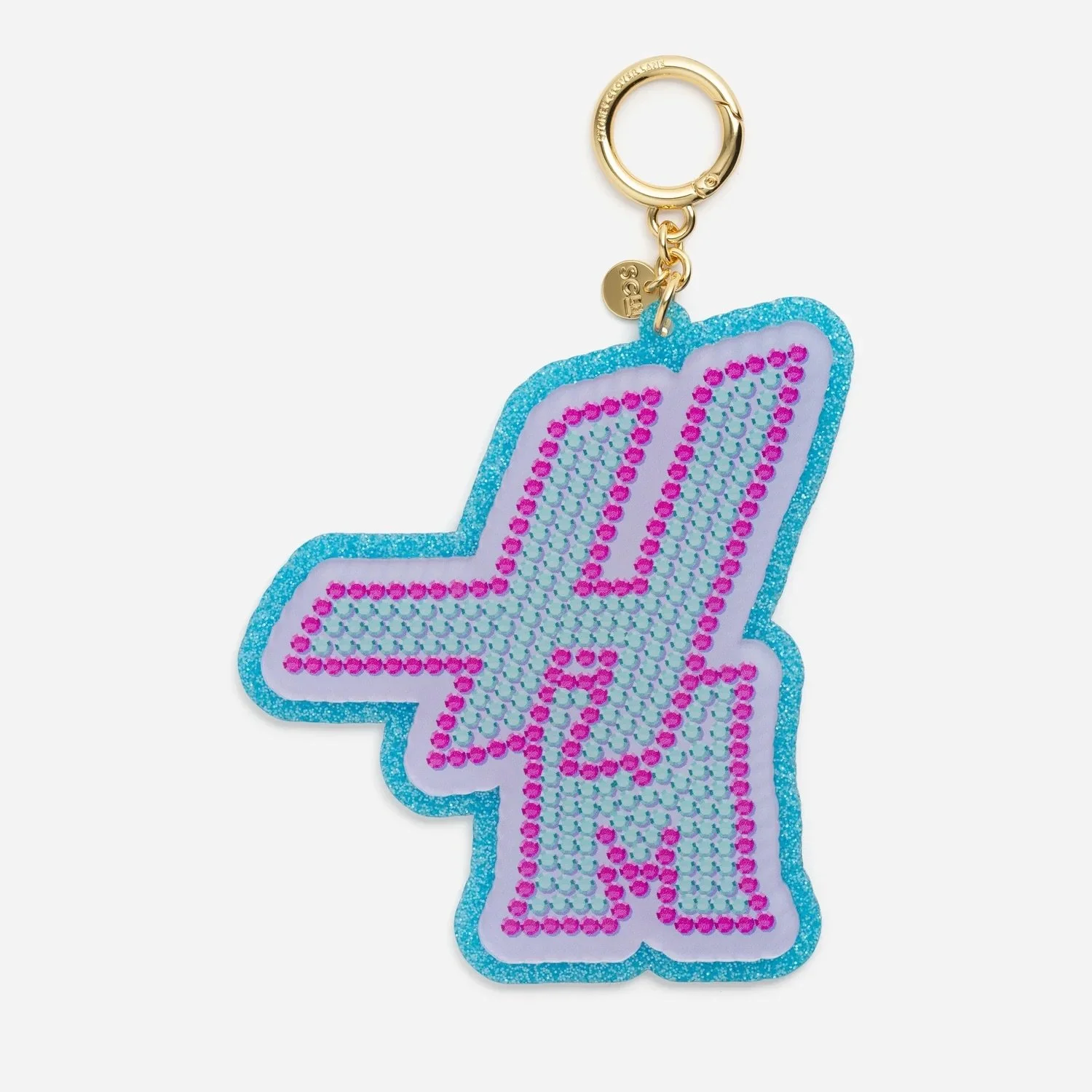Hannah Montana Blue Logo Bag Charm