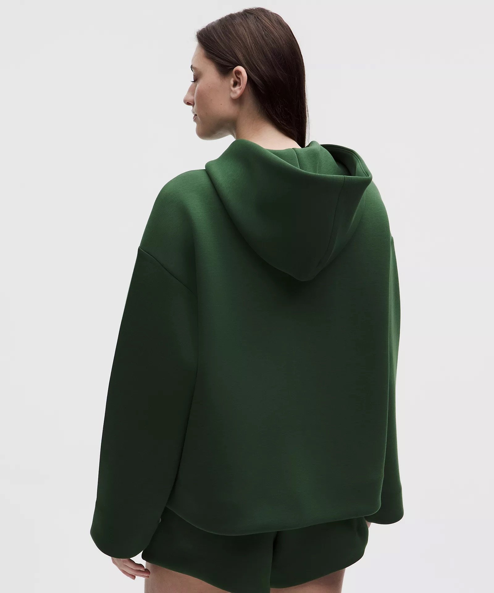 Sleek Spacer Full-Zip Hoodie