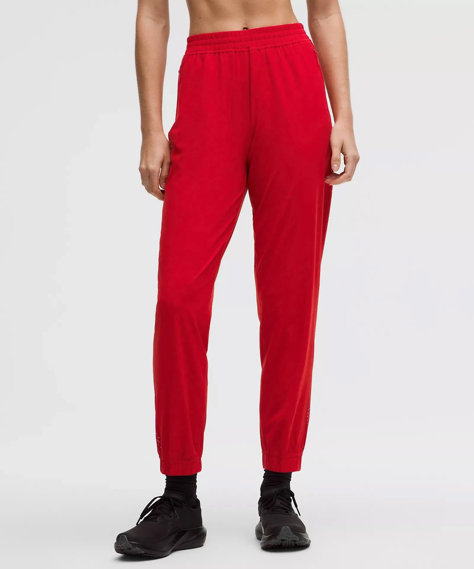Adapted State High-Rise Jogger Perforated Stripe