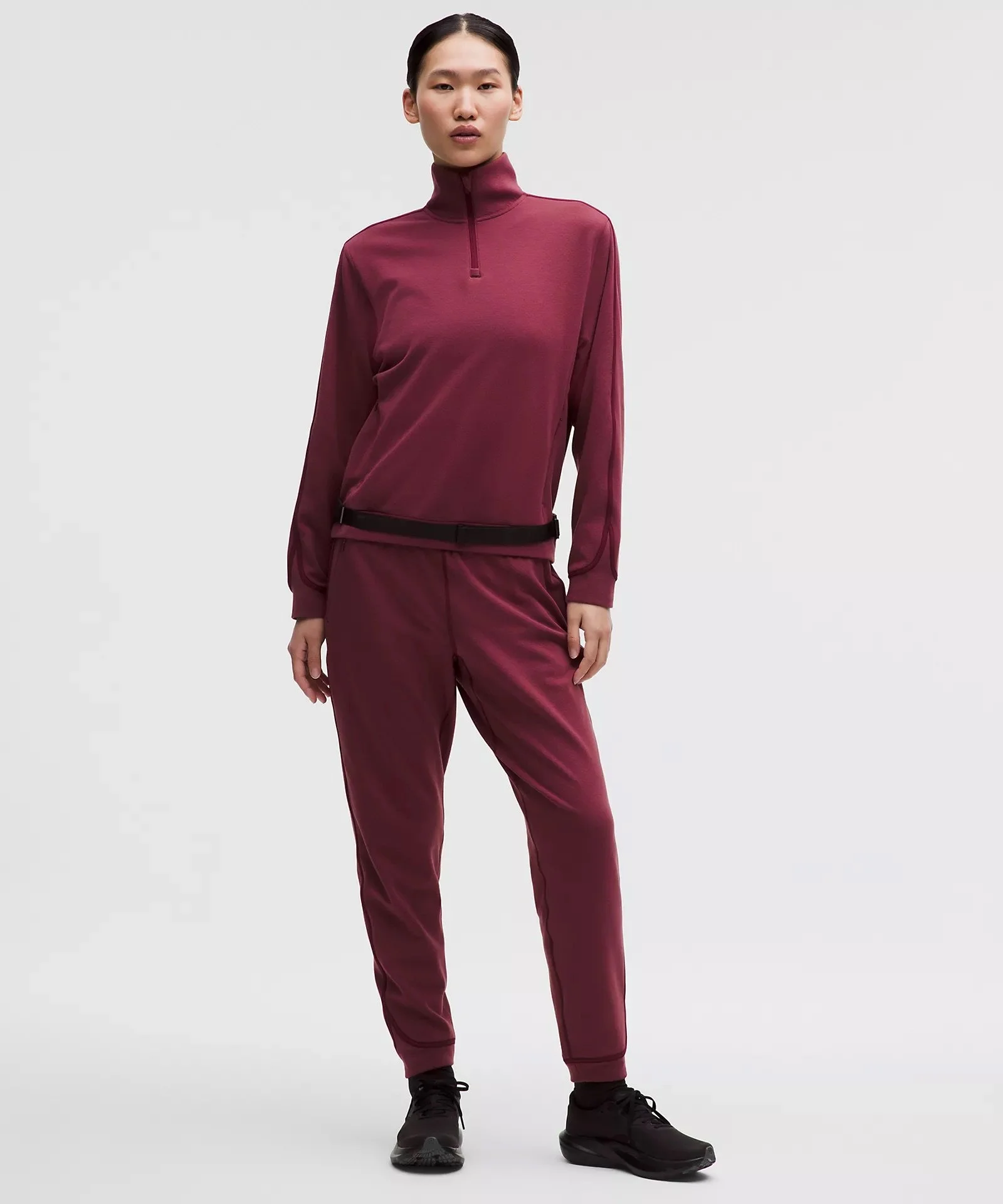 Textured Fleece Half Zip