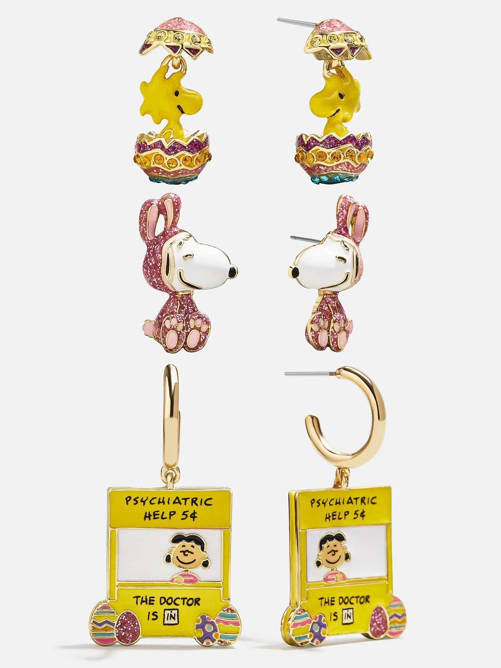 Peanuts Easter Earring Set