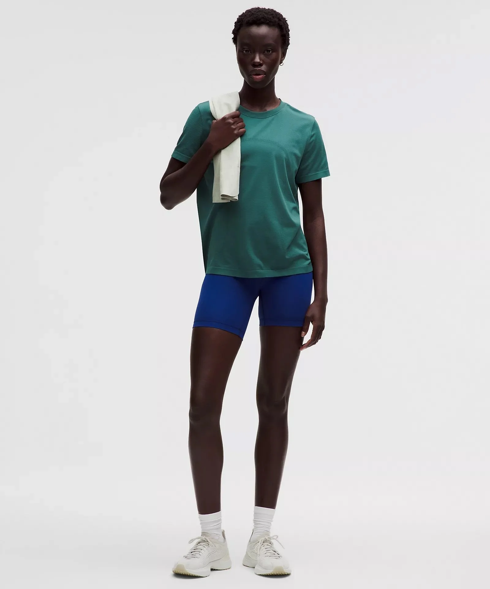 Swiftly Relaxed Short-Sleeve Shirt Hip Length