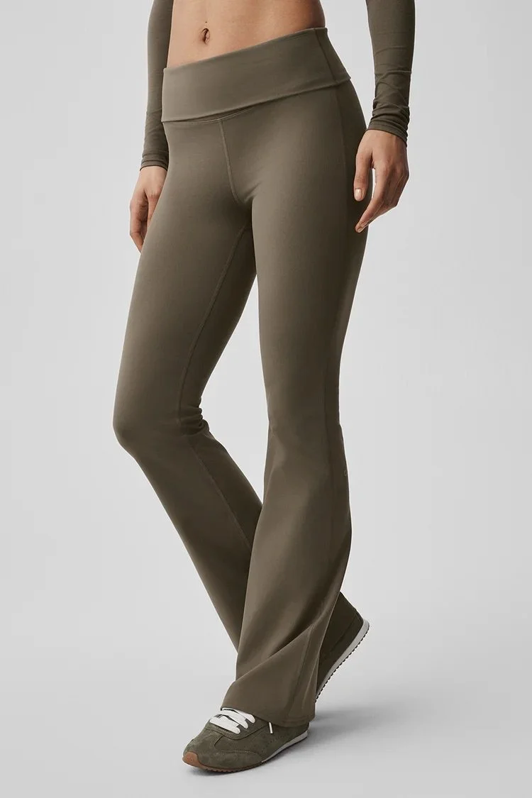 ALO Softsculpt Foldover Flare Legging