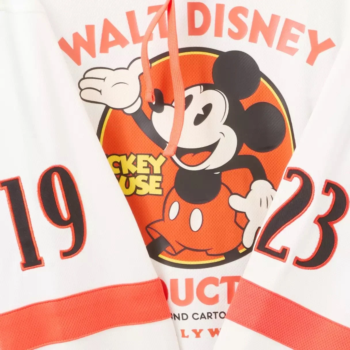 Mickey Mouse Walt Disney Productions Hockey Pullover Hoodie