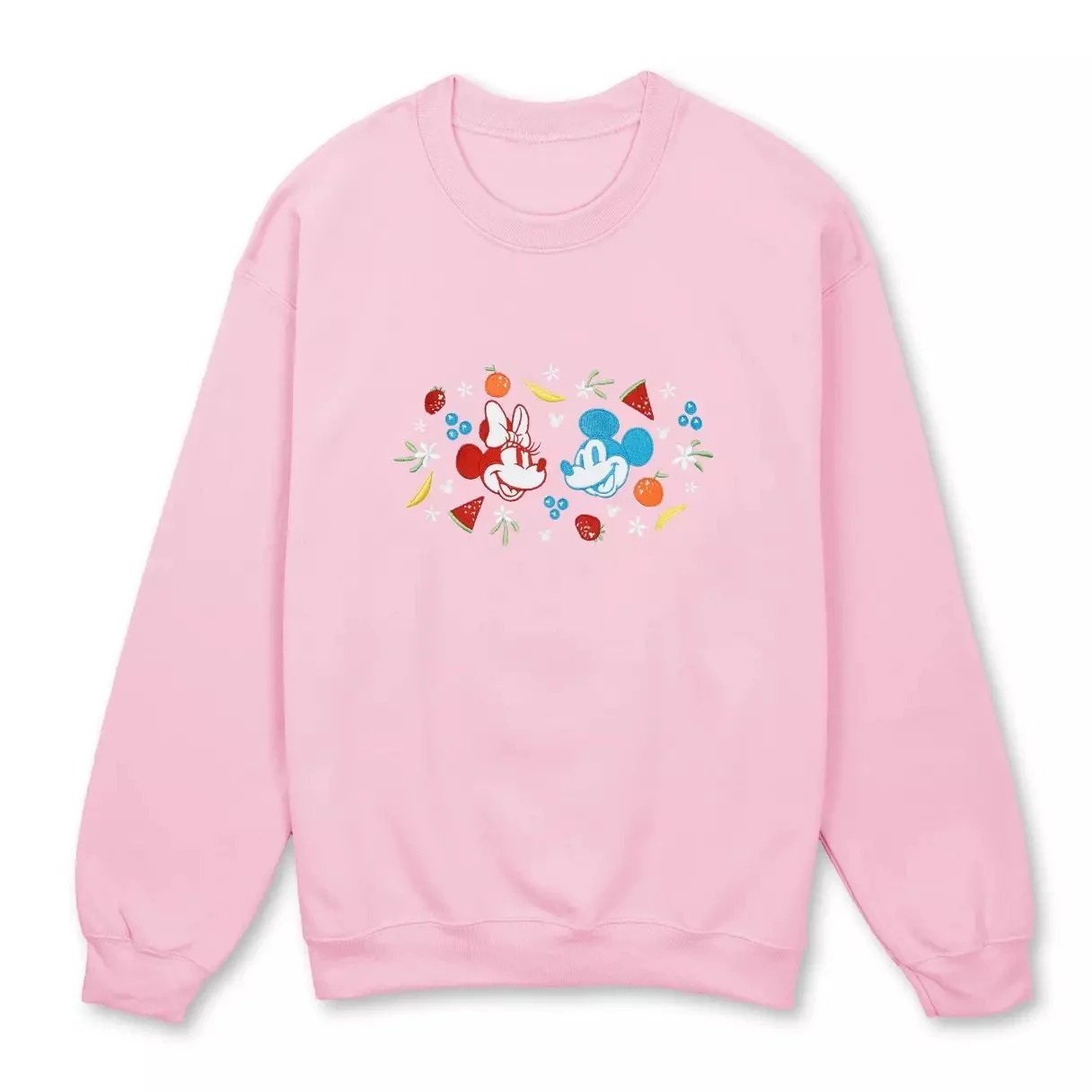 Mickey &amp; Minnie Fruit Pullover Sweatshirt