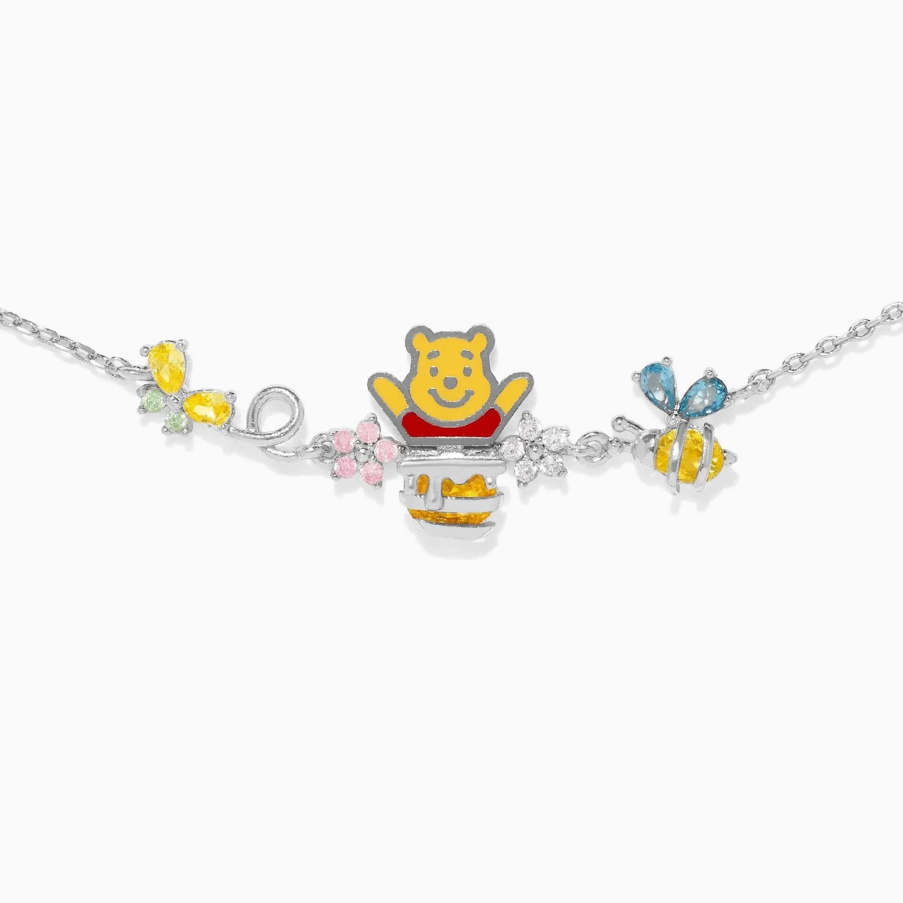 Winnie the Pooh Bracelet - Silver