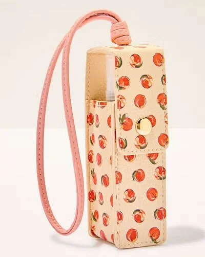 Peach Spray Sanitizer &amp; Lip Holder